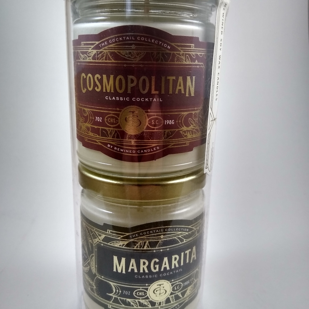 4-Pc. Margarita & Cosmopolitan Candle Gift Set